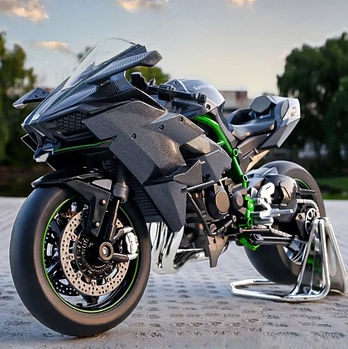 Модель мотоцикла мінікопія Kawasaki Ninja H2R створена в масштабі 1:9