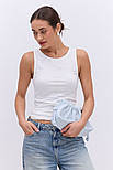 Жіноча безрукавка з гумкою в бічних швах у різних кольорах, фото 5