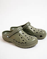 Чоловічі крокси сабо Crocs Baya Clog 10126-309 Army Green зелені, фото 3