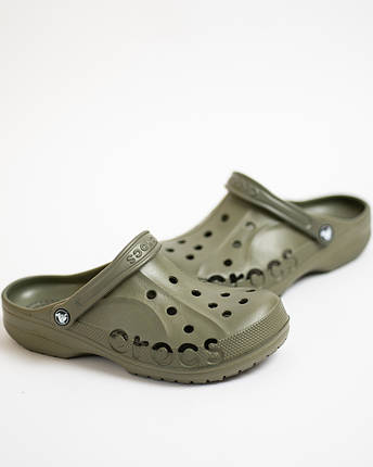 Чоловічі крокси сабо Crocs Baya Clog 10126-309 Army Green зелені, фото 1