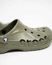 Чоловічі крокси сабо Crocs Baya Clog 10126-309 Army Green зелені, фото 5