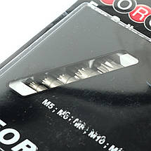 Набір кутових ключів Spline M5-M12 5 од. FORCE 5501 F, фото 4