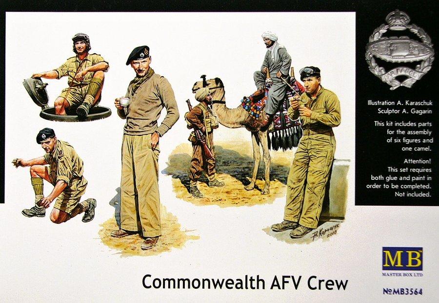 Пластикова модель 1/35 Master Box 3564 британські війська в Північній Африці
