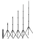 Стійка штатив для освітлення висока 87-210 см QZSD LS265, фото 3