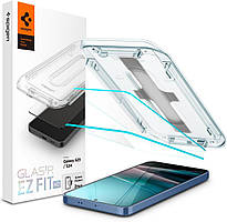 Захисне скло Spigen для Samsung Galaxy S25 - EZ Fit GLAS.tR (2 шт), Clear (AGL07440)