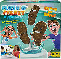 Настільна гра Шалені какашки. Переповнення. Mattel Spiele ​Flushin’ Frenzy Overflow