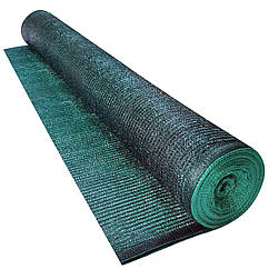 Затіняюча сітка зелена 60% тіні ширина 2 м на метраж Shadow