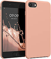 Чохол для iPhone SE 2022 / SE 2020 / 8 / 7 - Cиліконовий з мікрофіброю, Pink (12)