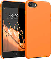 Чохол для iPhone SE 2022 / SE 2020 / 8 / 7 - Cиліконовий з мікрофіброю, Fruity Orange (2)