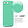 Чохол для iPhone SE 2022 / SE 2020 / 8 / 7 - Cиліконовий з мікрофіброю, Mint (1), фото 5