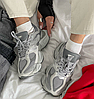 Жіночі кросівки New Balance 9060 grey сірі Нью Баланс весна літо замша текстиль, фото 6