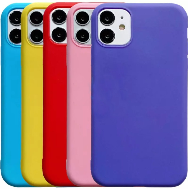 Чохол для iPhone 11 - Cиліконовий з мікрофіброю (Лого), Різні кольори, фото 1