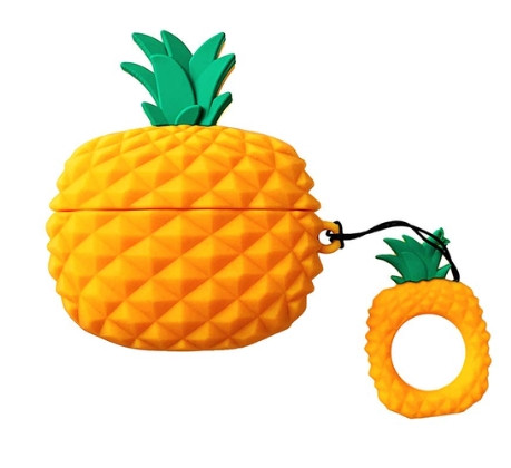 Чохол для AirPods Pro 2/1 - Ананас 3D, силіконовий