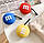 Чохол для AirPods 2/1 series - Chocolate M&M's, силіконовий, Червоний, фото 5