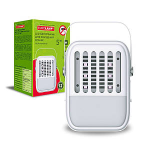 Світильник для знищення комах Eurolamp акумуляторний 5W IP20 TypeC MK-5W(LIGHT)B, фото 1