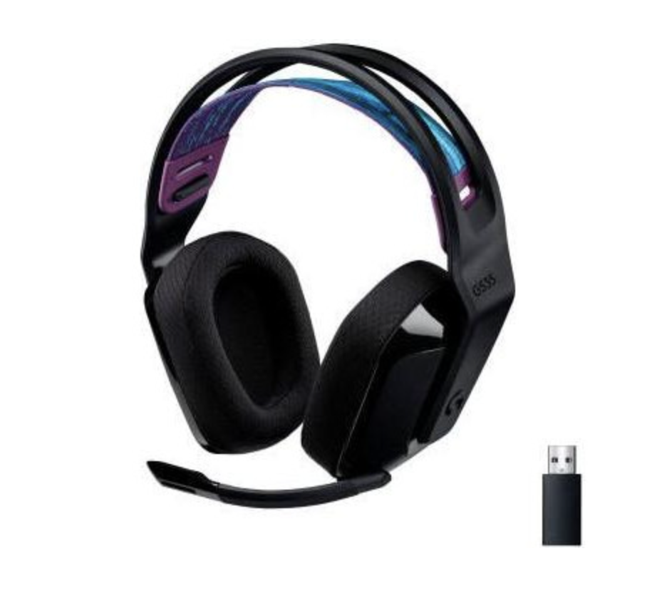 Навушники з мікрофоном Logitech G535 Lightspeed Wireless Black (981-000972)