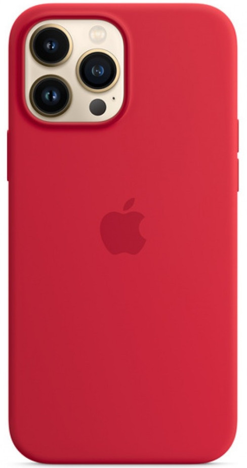 Чохол для iPhone 13 Pro - Силіконовий з мікрофіброю Full (Лого), Red (14)