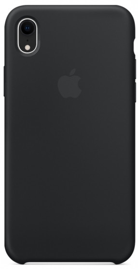 Чохол для iPhone XR — Силіконовий із мікрофіброю, Black (18)