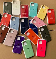 Чохол для iPhone 12 Pro Max - Cиліконовий з мікрофіброю (Лого), Різні кольори