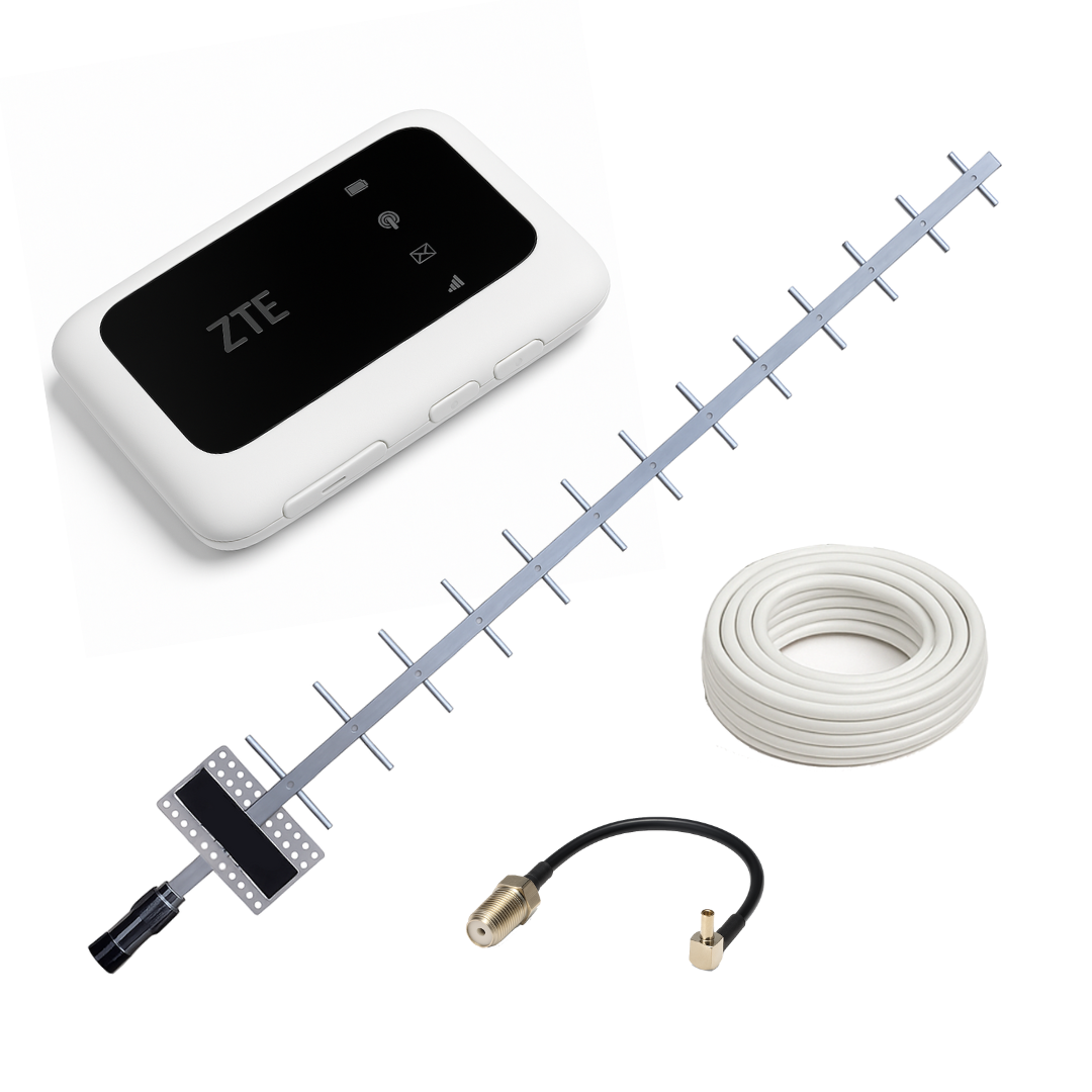 Маршрутизатор 3G/4G WiFi роутер ZTE MF910+ Антена стріла+кабель+перехідник