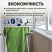 Сушарка для білизни для одягу електросушарка для рушників електрична з підігрівом компактна, фото 7