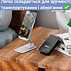 Настільна підставка для смартфона складна тримач для телефону на стіл білий Hoco, фото 6