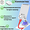 Настільна підставка для смартфона складна тримач для телефону на стіл білий Hoco, фото 4