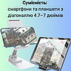 Настільна підставка для смартфона складна тримач для телефону на стіл білий Hoco, фото 5