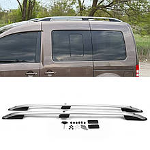 Рейлінги для Volkswagen Caddy 2004-2025 сірий мат CROWN I (Skyport)