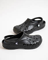 Чоловічі крокси сабо Crocs Baya Clog 10126-001 Black чорні, фото 5
