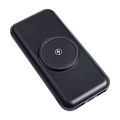 УЦІНКА Повербанкс бездротовою зарядкою USB-C/USB-A 20000 mAh 4 шнури в комплекті Чорний