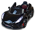 Стильний електромобіль для дітей одномісний кабріолет із музикою, ременями безпеки, навантаження до 30 кг, фото 6