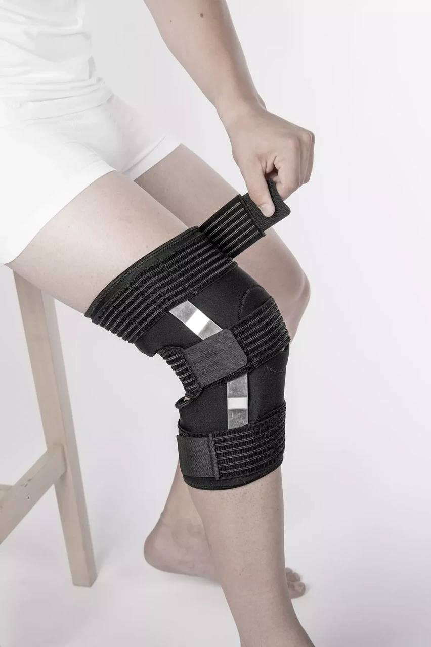 Бандаж на колінний суглоб роз'ємний, універсальний Knee Brace UNI, ORT-90103, Orthoteh (Болгарія), фото 1