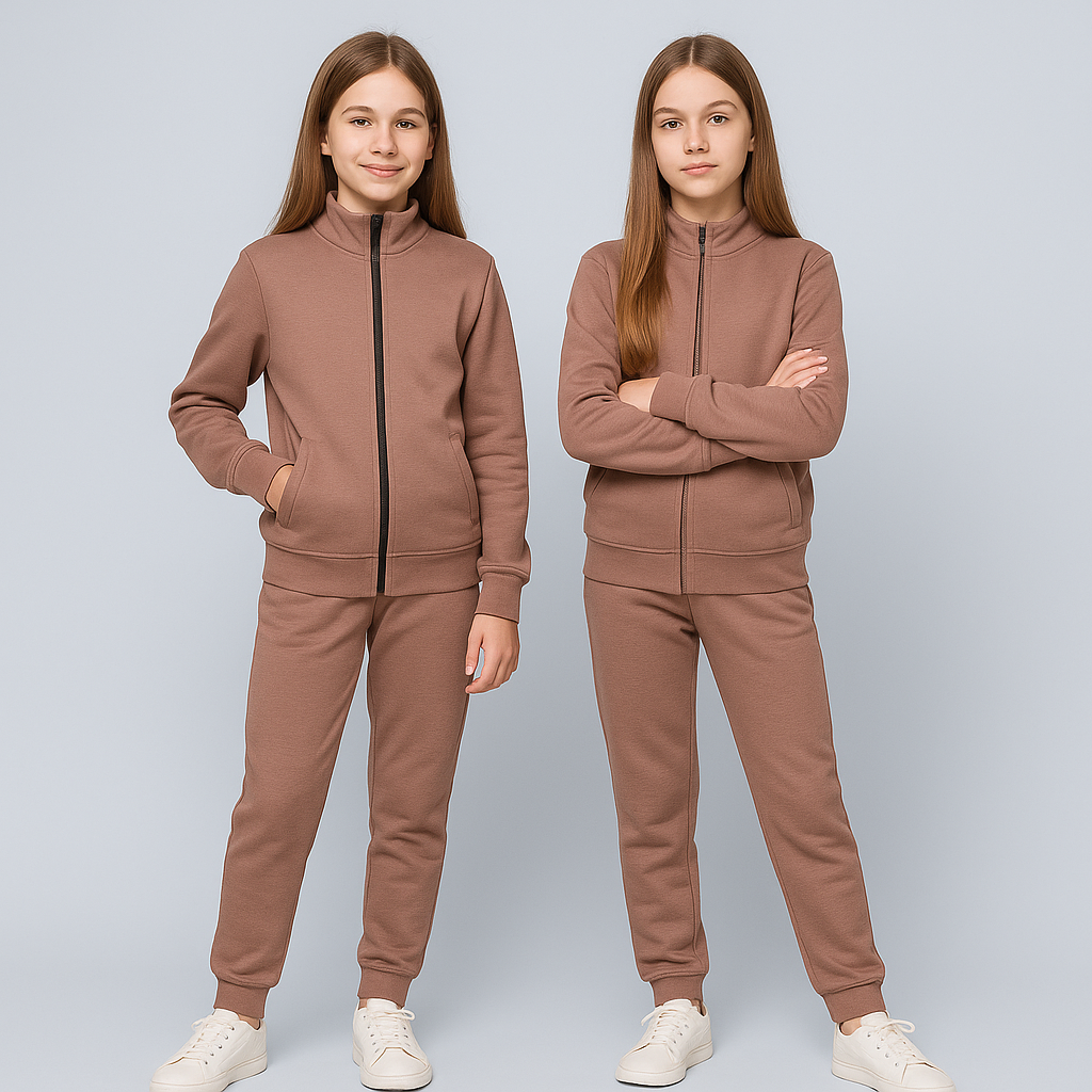 Спортивний Костюм на дівчинку 122-164 см 003501 Беж