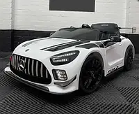 Електромобіль одномісний дитячий машина гоночний спорткар з м'яким сидінням Мерседес (M 5112EBLR-1)