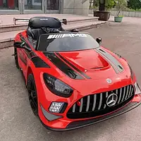 Електромобіль одномісний дитячий машина гоночний спорткар з м'яким сидінням Мерседес (M 5112EBLR-3)