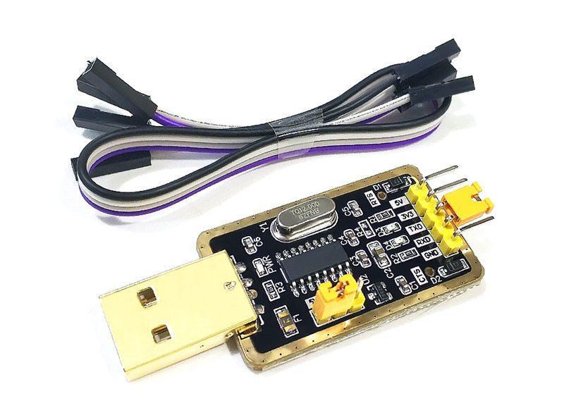 USB-TTL адаптер на чипі CH340G, 3.3/5В