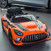 Електромобіль одномісний дитячий машина гоночний спорткар з м'яким сидінням Мерседес (M 5112EBLR-7)