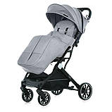 Коляска дитяча Bambi прогулянкова сіра M 5727-1 FLASH Silver Gray, фото 9