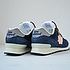 Чоловічі кросівки New balance 574 blue nb classic Нью Баланс  сині замшеві весна літо осінь, фото 11