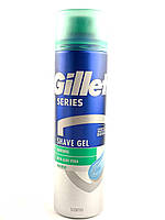 Гель для гоління Gillette Series Soothing Sensitive з алое вера 200 мл