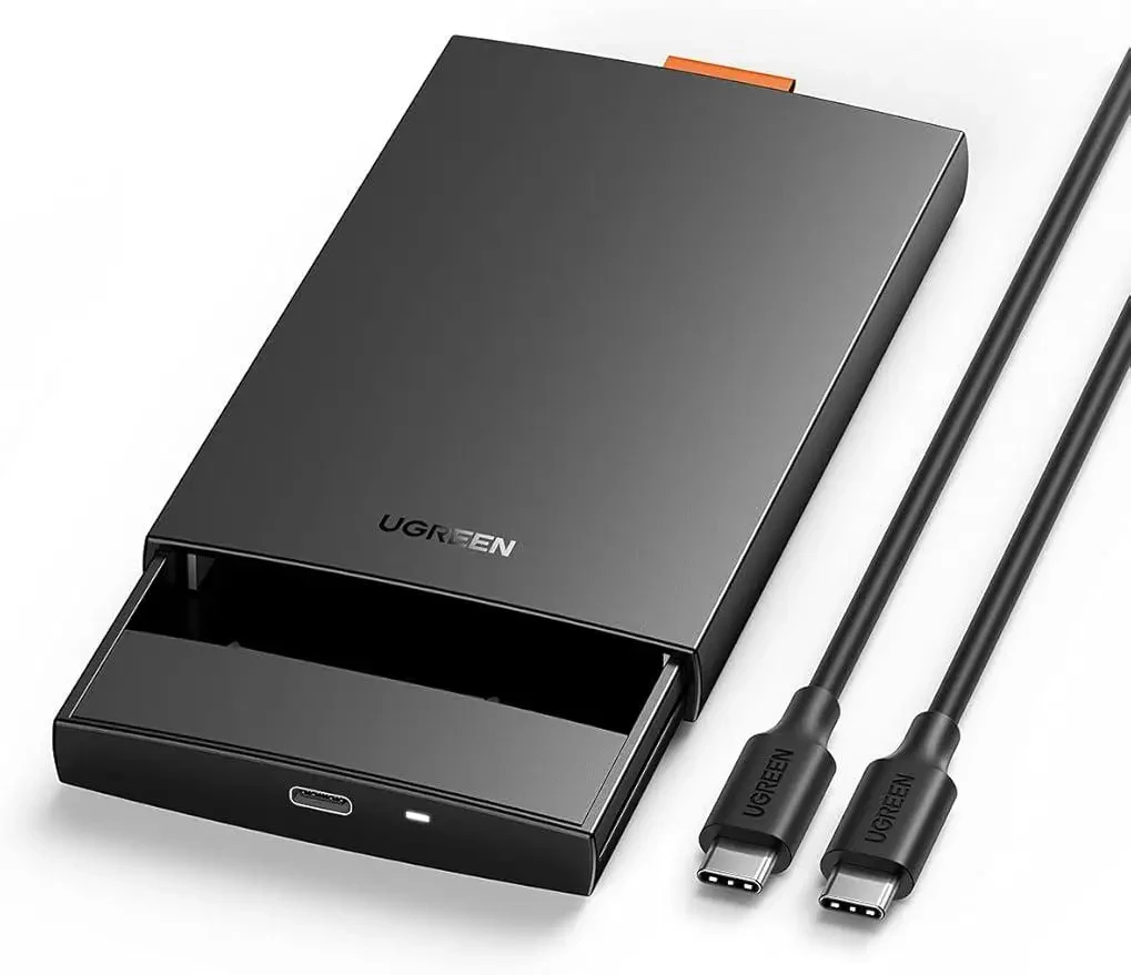 Зовнішній корпус Ugreen CM237 (80556) кишеня для жорсткого диска 2.5" USB Type-C 3.1 Gen 2 to SATA III для SSD HDD, USB-C, фото 1