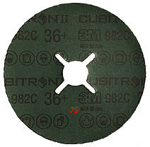 3M™ 89719 - Фіброві шліфувальні круги 782C CUBITRON II, 125Х22мм, Р60+, фото 4