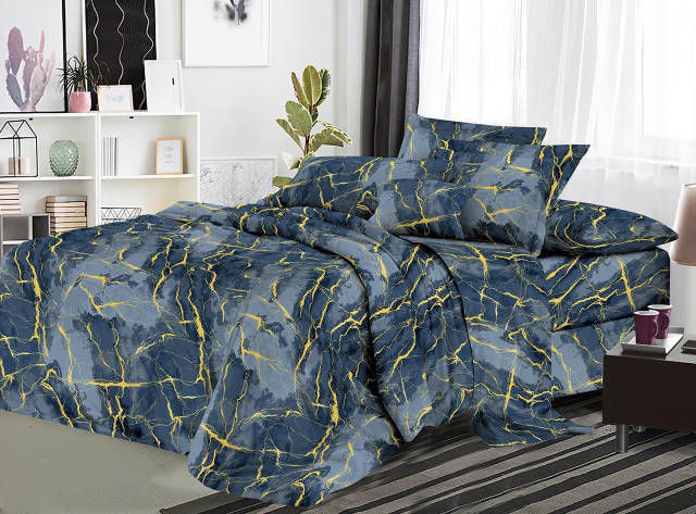 Полуторний бязь, комплект постільної білизни 145х215см, фото 1