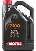 Масло моторне синтетичне для мотоцикла Motul 7100 4T 10W30, 4л