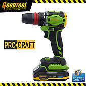 Акумуляторний шуруповерт Procraft PA18Pro DFR (з 1 АКБ)