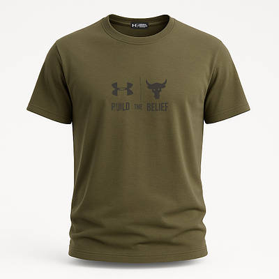 Футболка чоловіча Under Armour Project Rock хакі