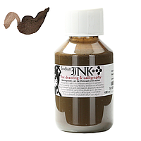 Туш водостійка кольорова для малювання та каліграфії INDIAN INK №7 СЕПІЯ 100 мл, RENESANS RENTUSZ100_7