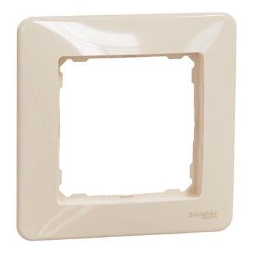 Рамка 1-місна Бежевий універсальна Sedna Design Schneider SDD312801