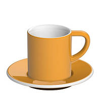 Чашка Loveramics Bond Espresso Cup & Saucer 80 мл. Yellow з блюдцем